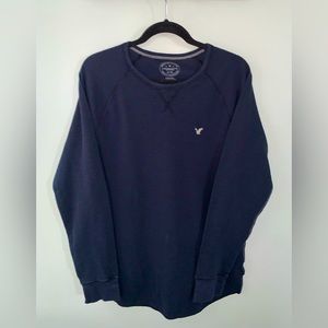 Men's American Eagle Navy Long Sleeve Tee